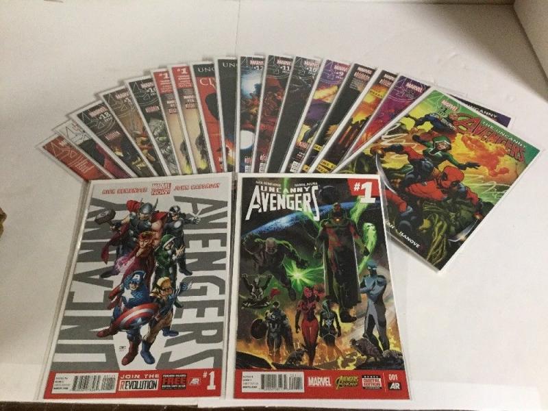 Uncanny Avengers Vol 1  2 Issue Vol 3 Issue 1 2 7-19 Annual 1 Lot Nm Near Mint 