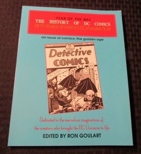 1989 Comics the Golden Age History of DC Comics Batman SC NM Ron Goulart Pioneer