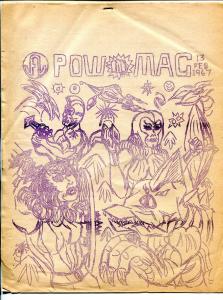 Power-Mac #13 1967-Crude original-comics-6 pages-mimeo-FR