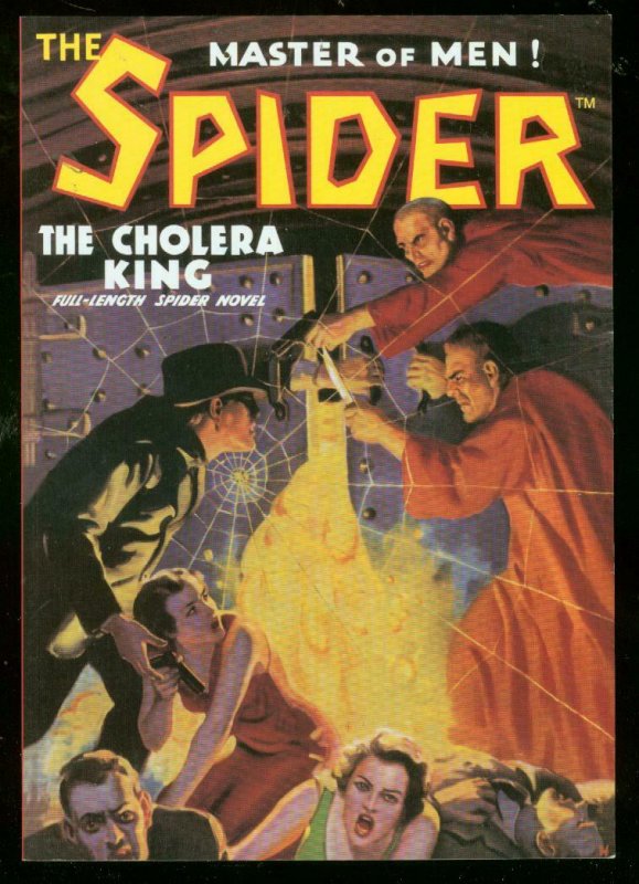 THE SPIDER #31- PULP REPRINT-CHOLERA KING 4/36-HERO PUL VF/NM