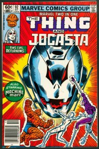 Marvel Two-In-One 92 VF/NM 9.0 Jocasta Marvel 1982