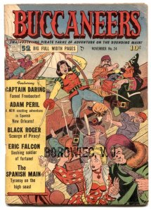 Buccaneers #24  1950 - Quality  -VG - Comic Book