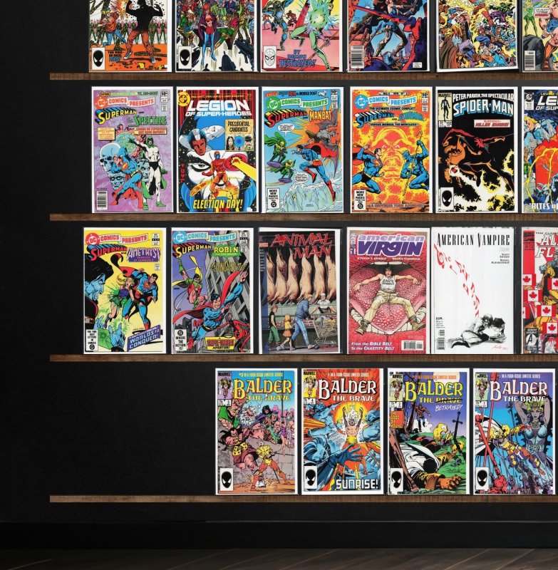 Huge Lot 140+ Comics with Dc Comics Presents, Eternals & More!