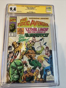 Toxic Avenger (1991) # 4 (CGC 9.4 SS) Signed & Sketch Rodney Ramos