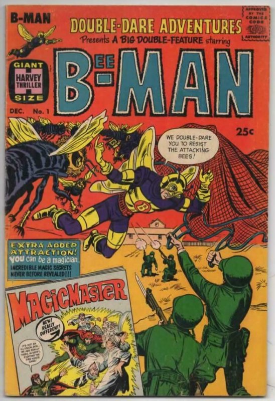 DOUBLE DARE ADVENTURES #1 VG/FN Bee-Man Harvey 1966 more Silver age in store 