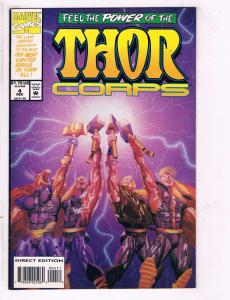 Lot Of 4 Thor Marvel Comic Book # 1 2 3 4 Super Heroes TW33