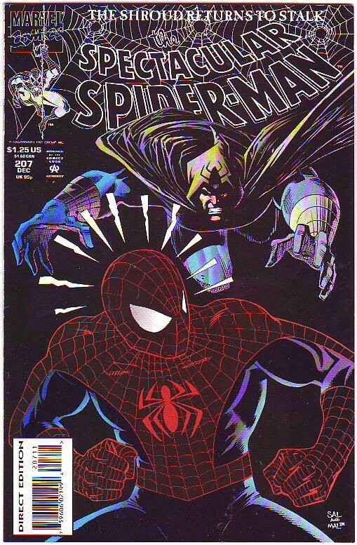 Spider-Man, Peter Parker Spectacular #207 (Dec-93) NM+ Super-High-Grade Spide...