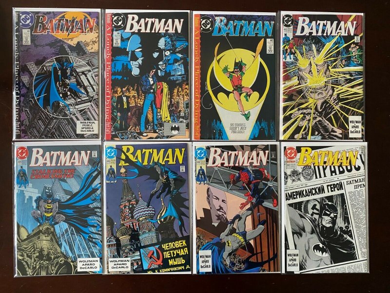 Batman Comic Lot 412-449Bonus 27 Diff AVG7.0Range 6.0-8.01987-90
