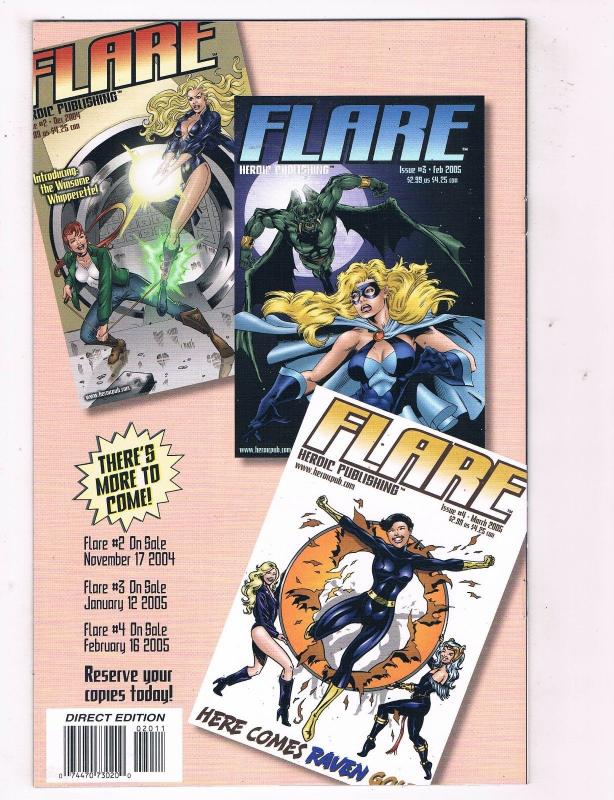 Flare #1 VF/NM Hero Publishing Comic Book Nov 2004 DE41 AD18