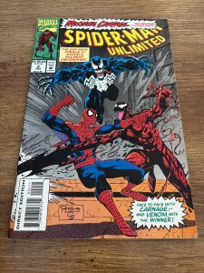 Spider-Man Unlimited # 2 NM Marvel Comic Book Maximum Carnage Venom 10 J381