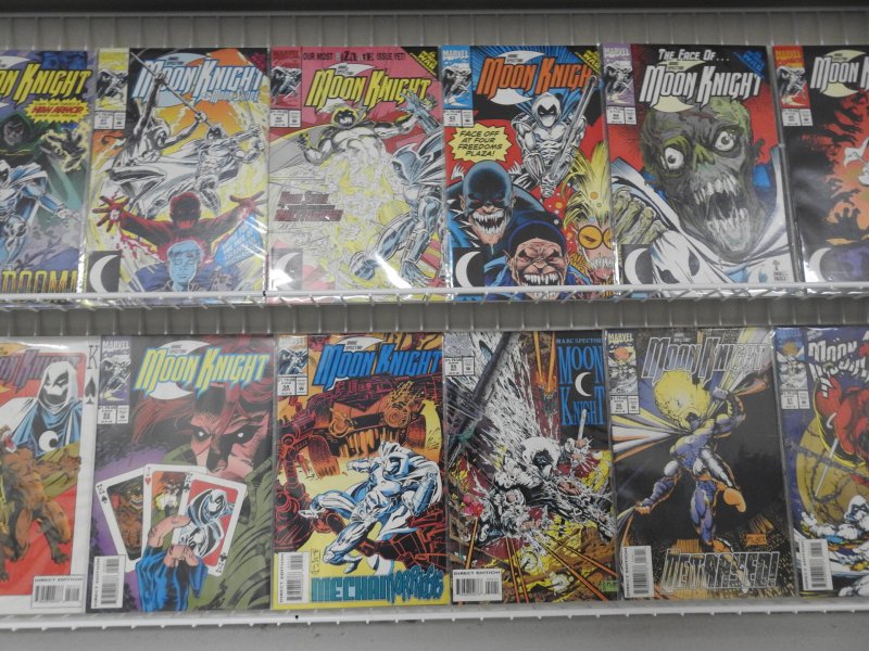 Marc Spectre: Moon Knight #1-60 Complete Set! Platt Books!! Avg VF Condition!!