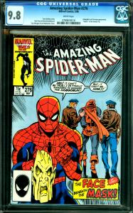 Amazing Spider-Man #276 CGC Graded 9.8 Hobgoblin & Scourge App Death Human Fly