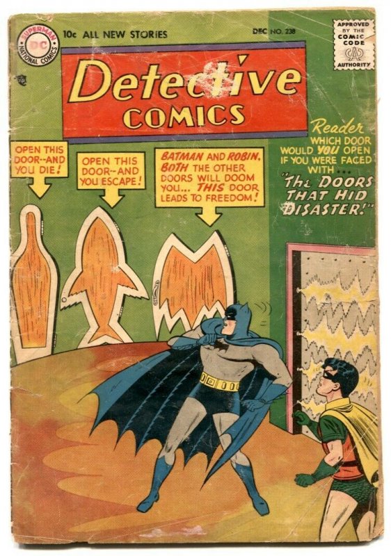 Detective Comics #238 1955- Batman- John Jones- FAIR 