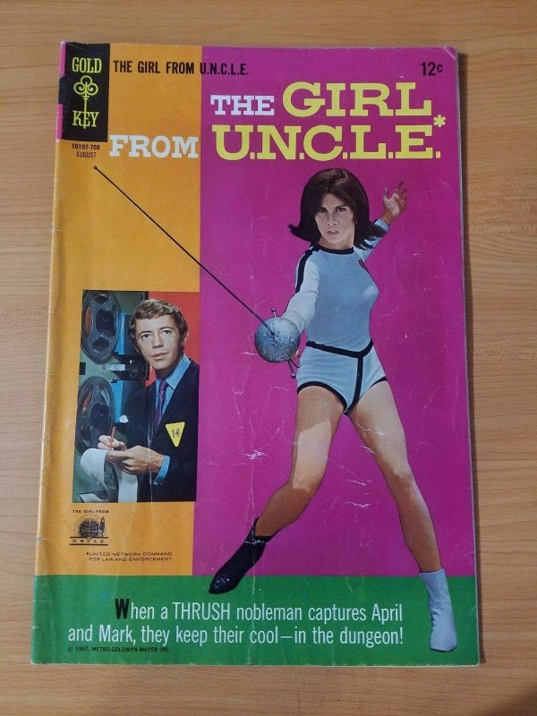 The Girl from U.N.C.L.E. #4 ~ FINE FN ~ (1967, Western Publishing Comics)