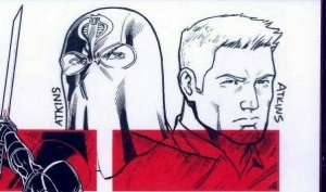 G.I. Joe #266 VARIANT CGC SS 9.8 signed ORIGINAL Cobra Commander & Duke SKETCH