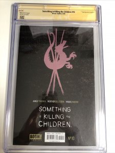 Something Is Killing The Children (2020) #10(CGC 9.6) Signed Tynion * Dell'edera