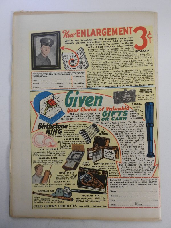 Liberty Comics #10 (1945) The Gallows and The Ghoul! Fine- Condition!