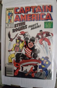 Captain America #337 Newsstand Edition (1987)