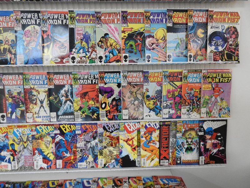 Huge Lot 180+ W/ Powerman, Wolverine, Cable+ Avg Fine/VF See Desc!