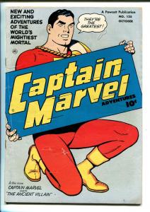 CAPTAIN MARVEL #125 1951-FAWCETT-SIVANA-vg+