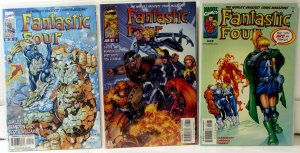 Fantastic Four Lot 3 #2, 8, 22 1996 Marvel 9.2 Thing Human Torch Invisible Woman