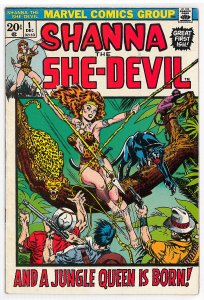 Shanna The She-Devil (1972) #1 FN+