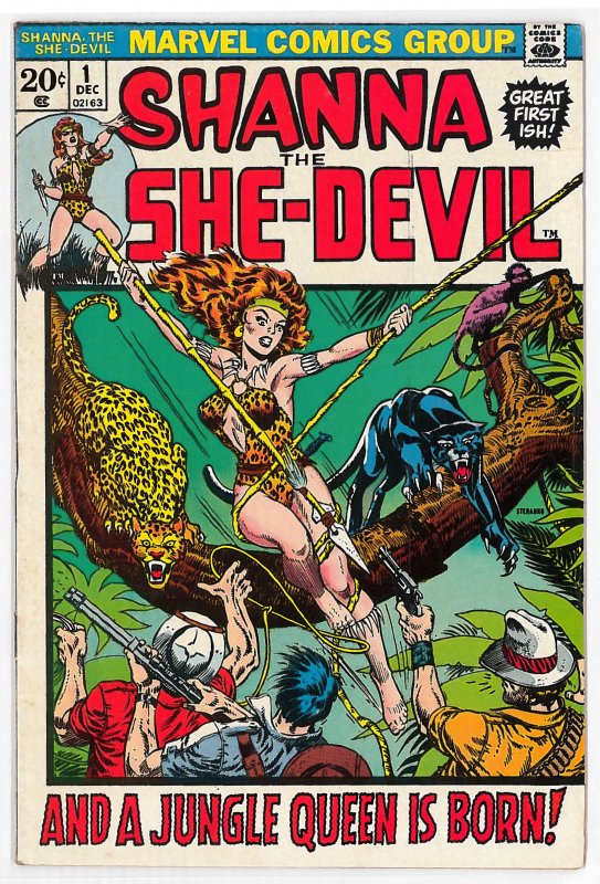 Shanna The She-Devil (1972) #1 FN+