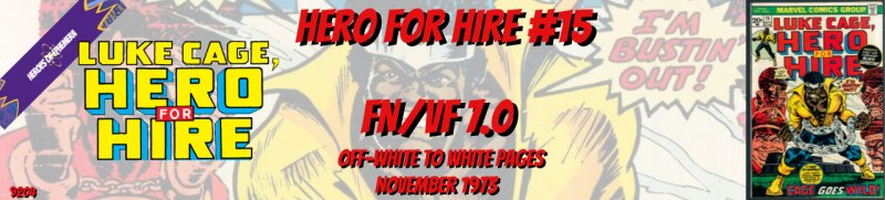 Hero For Hire 15 FN/VF 7.0 Marvel 1973