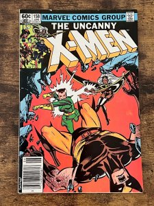 The Uncanny X-Men #158 (1982). VG/FN. 1st app Rogue in X-Men. Newsstand Edition.