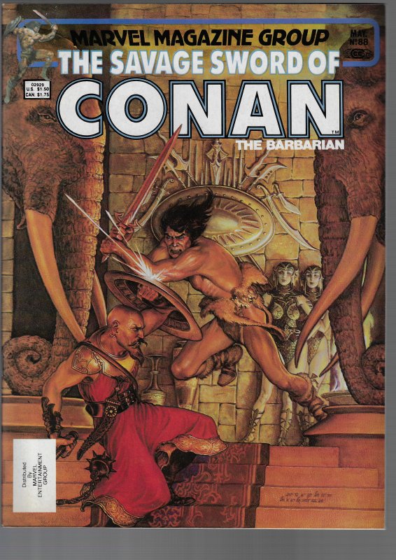 Savage Sword of Conan #88 (Marvel, 1983)