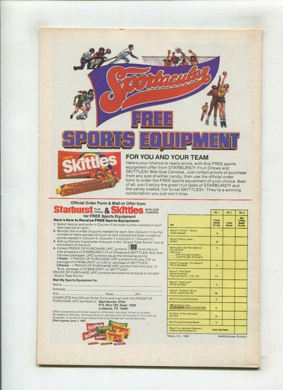 CAPTAIN AMERICA #323 (7.5) SUPER PATRIOT IS HERE!! 1986