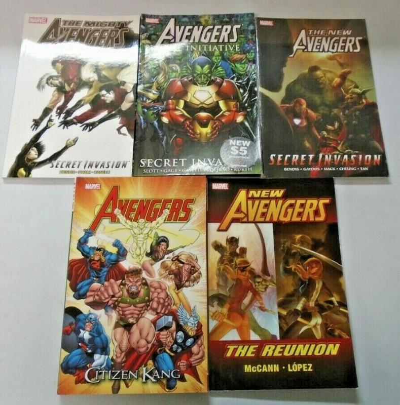 Avengers TPB Trade Paperback lot 5 different books condition N/A (years vary)