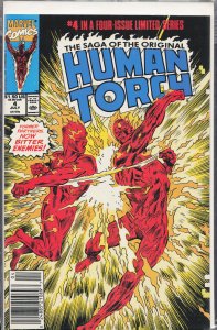 Saga of the Original Human Torch #4 (1990) Human Torch