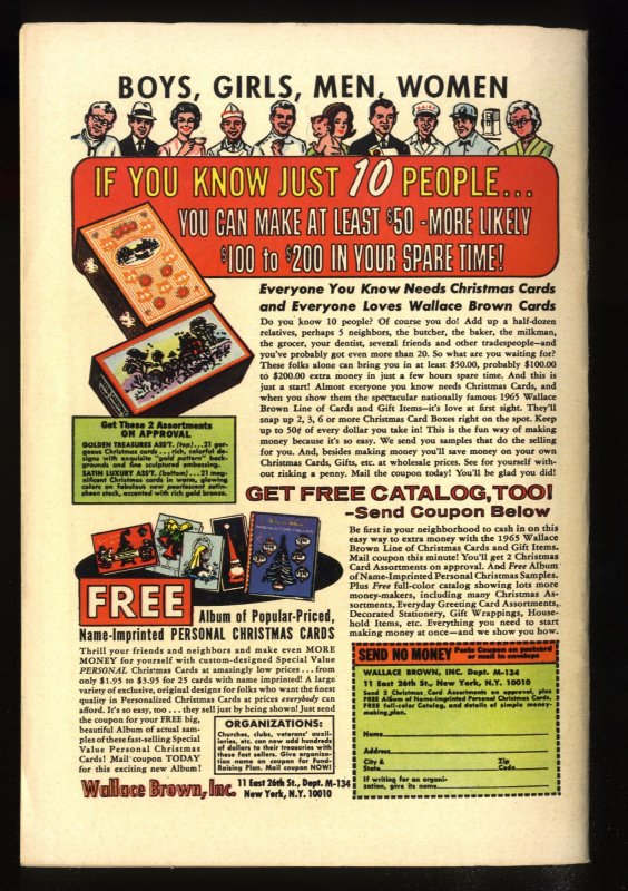 Strange Tales #137 VF- 7.5 White Pages