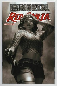 Immortal Red Sonja #2 Cvr O Yoon 1:7 B&W Variant (Dynamite, 2022) NM 
