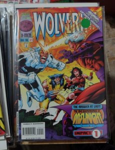 WOLVERINE # 104  1996 marvel  x-men loganmagneto professor x  elektra onslaught