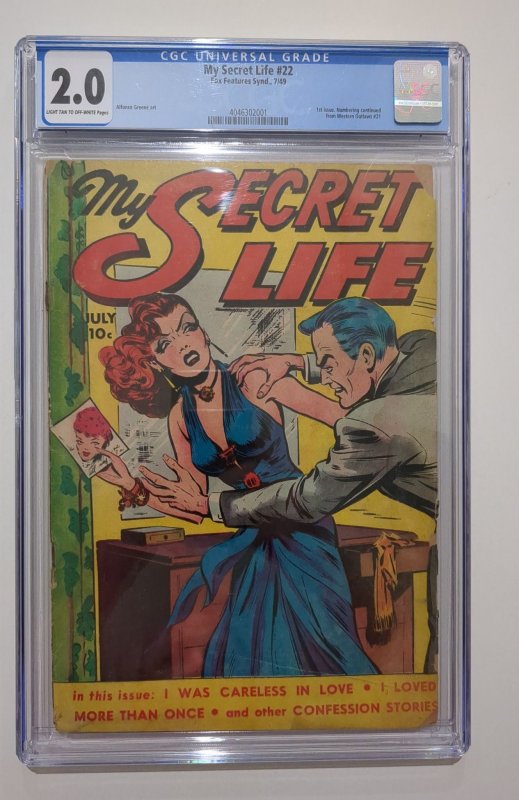 My Secret Life #22 (1949) CGC 2.0