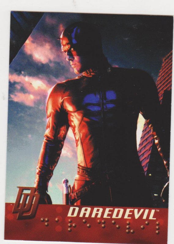 2002 Daredevil Movie Trading Cards Promo