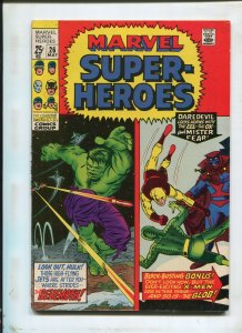 MARVEL SUPER-HEROES #26 (6.0) HULK AND DAREDEVIL! 1970