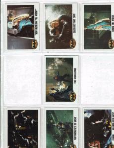 38 Batman Trading Cards Joker Jack Nicholson Michael Keaton 1989 Vicky Vale J146