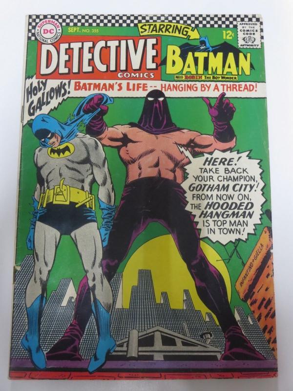 DETECTIVE 355 VG Sept. 1966 ZATANNA, Infantino, Fox COMICS BOOK