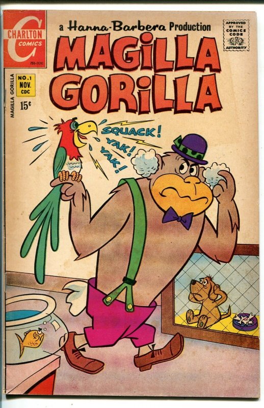 Magilla Gorilla  #1 1970-Charlton-1st issue-Hann-Barbera-Cartoon TV series-VF