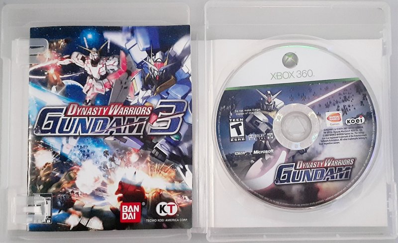 Gundam 3 Dynasty Warriors Sony PS3 Video Game Comics Toy Collectibles Sold As-Is