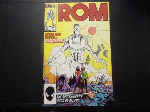 Rom #75 (1986) VF Last Issue