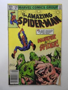 The Amazing Spider-Man #228 (1982) VG Condition! Moisture stain