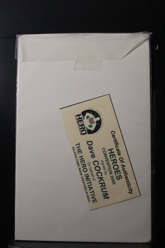 Heroes Convention Charlotte 2005 Program  *SIGNED*