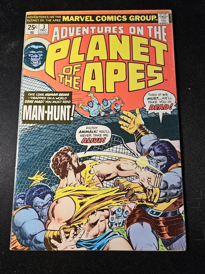 Adventures on the Planet of the Apes #3, FN Marvel, 1975