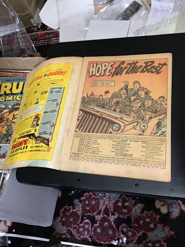 True Comics #59 Nope! Rintintin! War! Affordable grade! VG Wow!