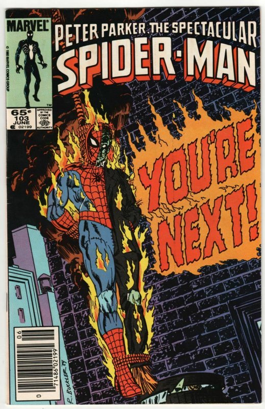 Spectacular Spider-Man #103 (Marvel, 1985) FN