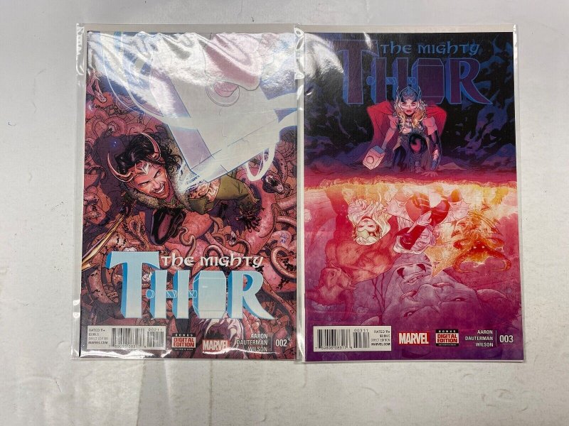3 Mighty Thor MARVEL comic books #2 3 4 65 RC9